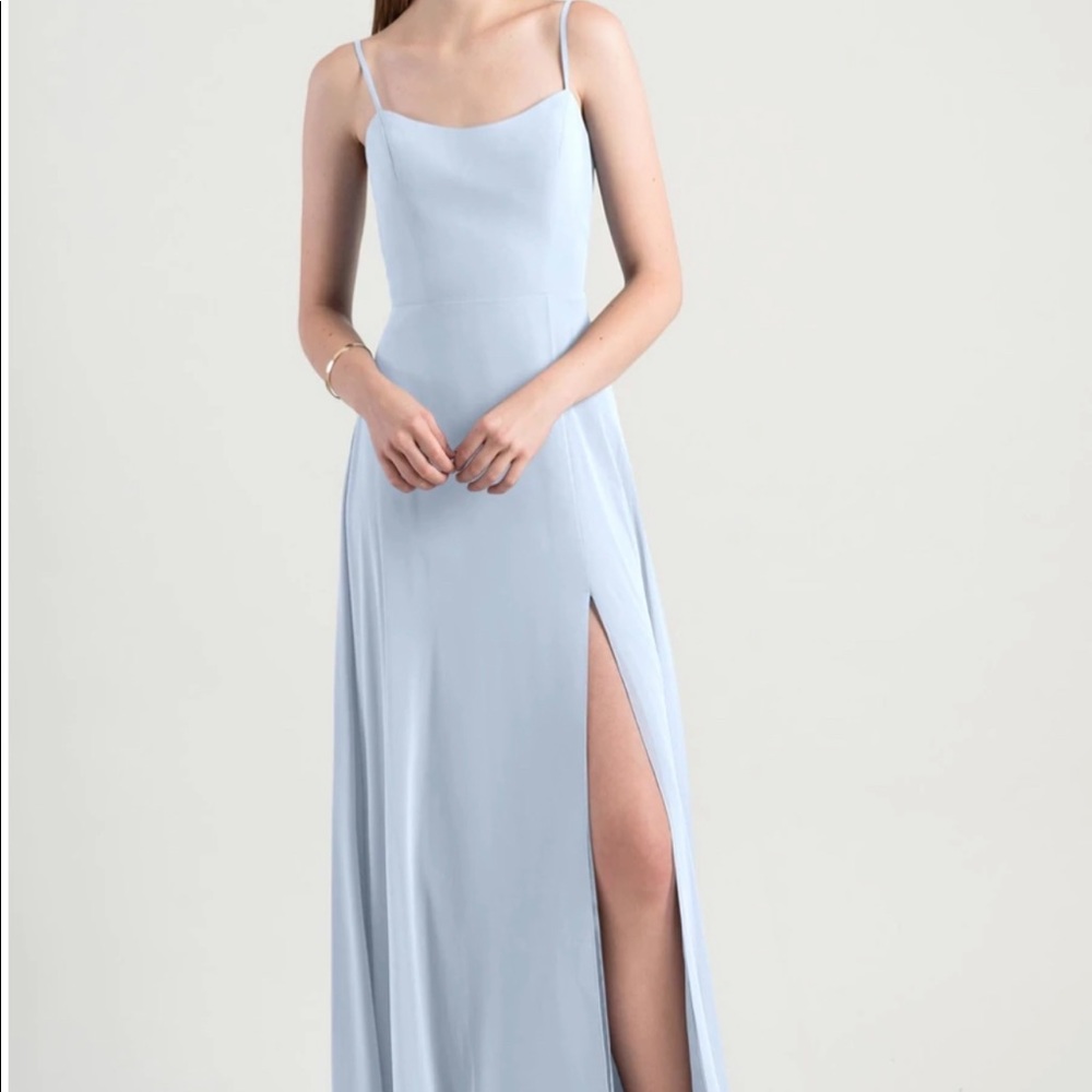 Jenny Yoo Kiara Bridesmaids Dress in Whisper Blue